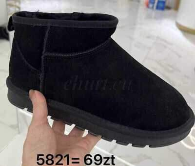 Botki damskie ocieplane 7A5821.BLACK (36/41,12par)