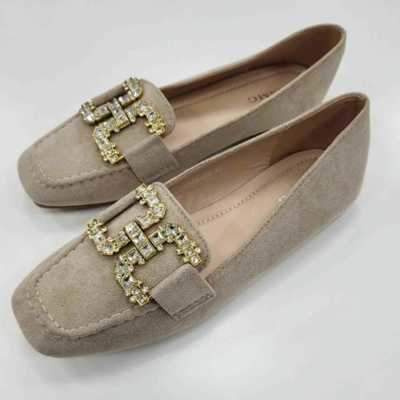 Balerinki damskie 7AJN816-63.KHAKI (36/41,12par)