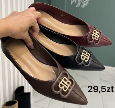 Balerinki damskie 9710.KOLORDOWYBORU (36/41,12par)