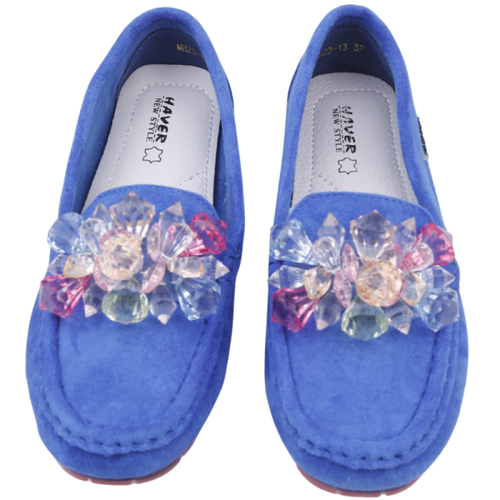 Mokasyny damskie MH23-13.BLUE (36/41,12par)