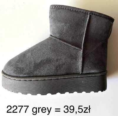 Botki damskie 7A2277.GREY (36/41,12par)