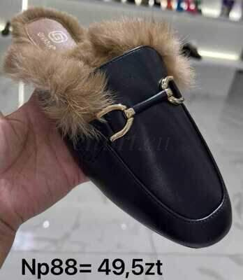 Klapki damskie 7ANP88.BLACK (36/41,12par)