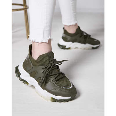 Buty sportowe damskie 7AA28.GREEN (36/41,12par)