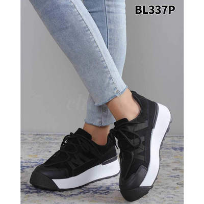 Buty sportowe damskie 7ABL337.BLACK (36/41,12par)