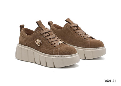 Buty sportowe damskie Y601-21.KHAKI (36/41,8par)