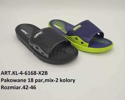 Klapki męskie 9A6168-X2B.MIX (42/46,18par)