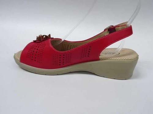 Sandały damskie 7AB216-4.RED (36/41,12par)