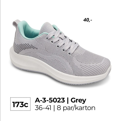 Buty sportowe damskie 3-5023.GREY (36/41,8par)