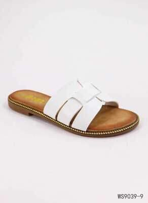 Klapki damskie  7AWS9039-9.WHITE (36/41,12par)