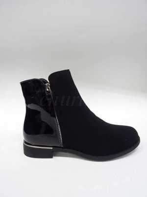 Botki damskie ocieplane   7ASA02-1.BLACK   (36/41,12par)