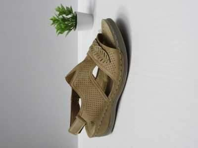 Sandały damskie 7A92074-10.KHAKI (36/42,12par)