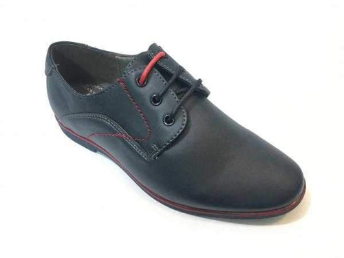 Półbuty chłopięce AB121C-10.NAVY/RED (31/36,8par)