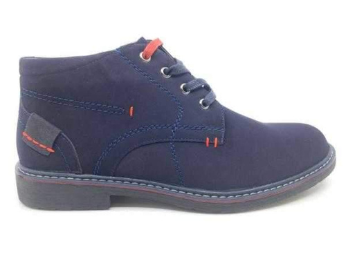 Trzewiki męskie A2010-15.NAVY/RED (41/46,8par)