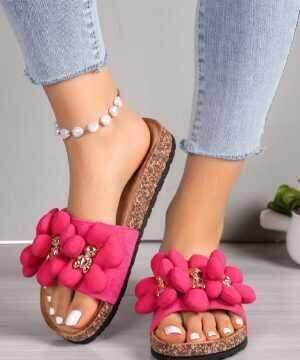 Klapki damskie CK278.FUSHIA (36/41,12par)