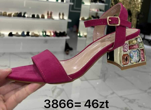 Sandały damskie 7A3868.GOLD (36/41,12par)