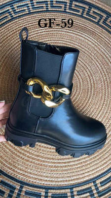 Botki damskie ocieplane   7AGF-59.BLACK  (36/41,12par)