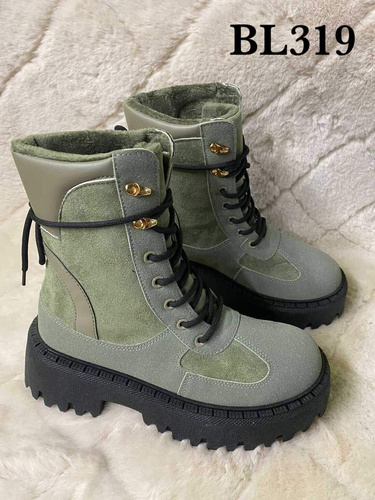 Botki damskie   7ABL319.GREEN   (36/41,12par)