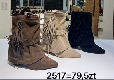 Botki damskie 7A2517.KOLORDOWYBORU (36/41,12par)