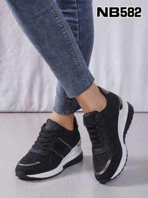 Buty sportowe damskie 7ANB582.BLACK (36/41,12par)