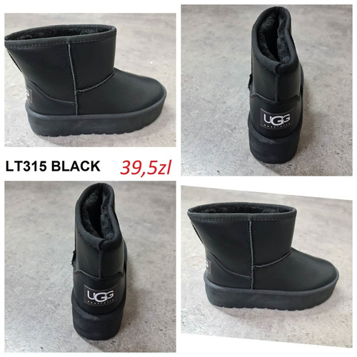 Botki damskie ocieplane LT315.BLACK (36/41,12par)