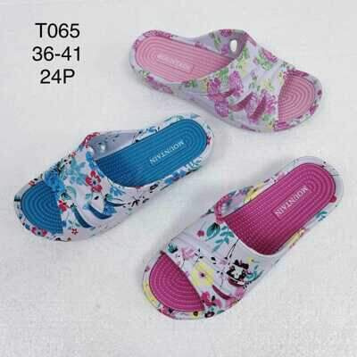 Klapki damskie  7A169-4.MIX (36/41,24par)