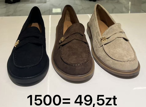 Półbuty damskie 1500.KOLORDOWYBORU (36/41,12par)