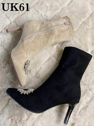 Botki damskie UK61.BEIGE (36/41,12par)