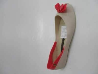 Balerinki damskie 7AKM99-4.BEIGE/RED (36/41,12par)