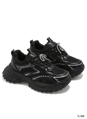 Buty sportowe damskie TL388A.BLACK (36/41,12par)