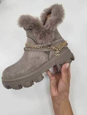 Botki damskie 7AA9702N-95.BROWN (36/41,12par)