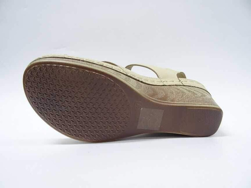 Sandały damskie 7A6087-3.BEIGE (36/41,12par)