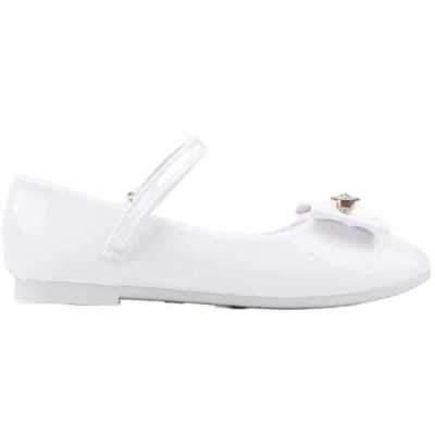 Balerinki dziewczęce 5ASH29C-1.WHITE (30/35,12par)