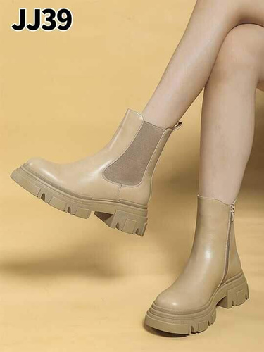 Botki damskie 7AJJ39.KHAKI Ocieplany (36/41,12par)