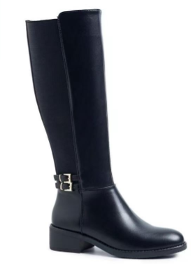 Kozaki damskie  7A68322.BLACK (36/41,12par)