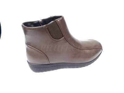 Botki damskie 7AKAN06.KHAKI Ocieplane (37/42,12par)