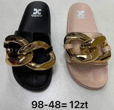 Klapki damskie 7A98-48.BEIGE (36/41,12par)