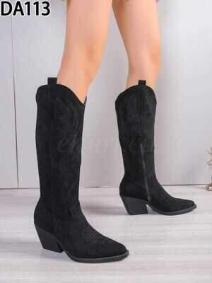 Kozaki damskie  7ADA113.BLACK  (36/41,12par)