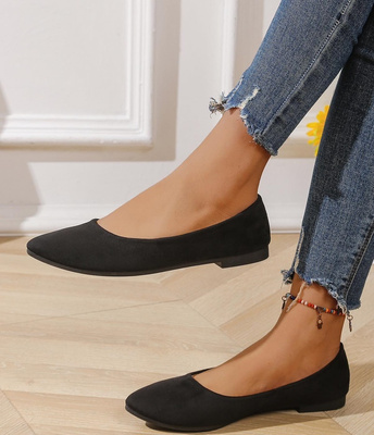 Balerinki damskie 7AZA07.BLACK (36/41,12par)