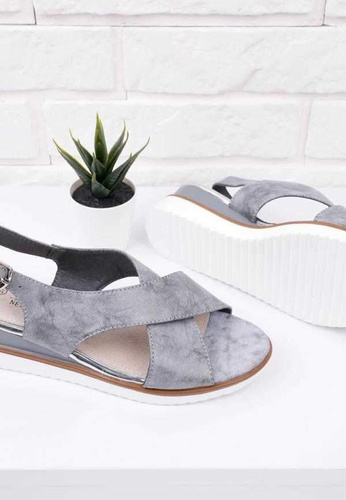 Sandały damskie DE93-4.GREY (36/41,8par)