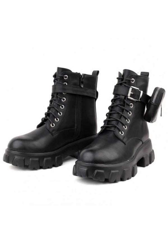 Botki damskie RM12M-1.BLACK Ocieplane (36/40,8par)