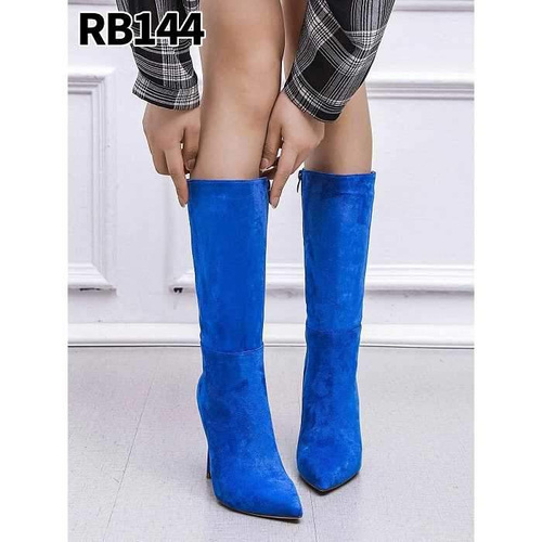 Botki damskie 7ARB144.BLUE Ocieplane (36/41,12par)