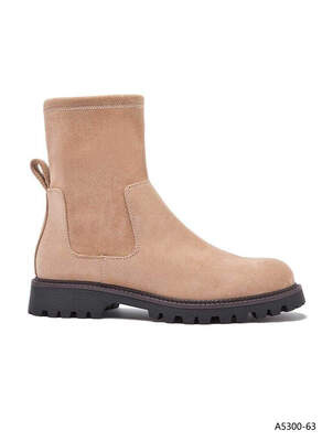 Botki damskie ocieplane  A5300-63.KHAKI (36/41,12par)