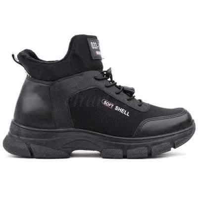 Trzewiki damskie RM24-2.BLACK Ocieplane (36/41,8par)