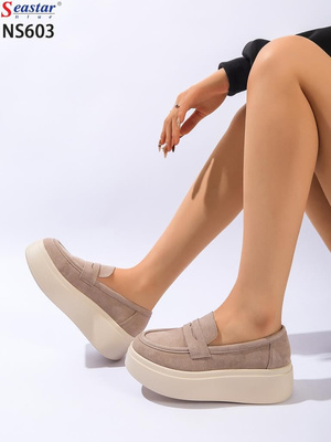 Półbuty damskie  7ANS603.KHAKI (36/41,8par)