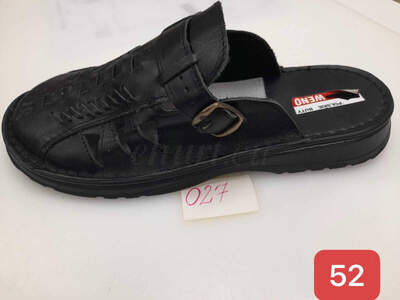 Klapki męskie  9A027.BLACK (40/46,10par)