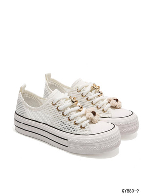 Trampki damskie 7AQY880-9.WHITE (36/41,12par)