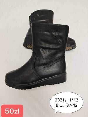 Botki damskie 7A2321.BLACK (37/42,12par)