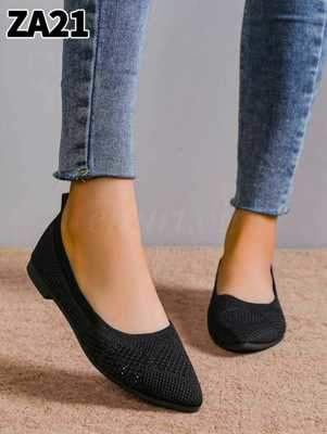 Balerinki damskie 7AZA21.BLACK (36/41,12par)