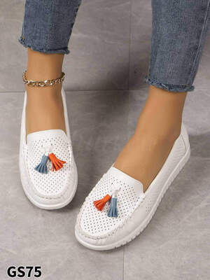 Balerinki damskie 7AGS75.WHITE (36/41,12par)