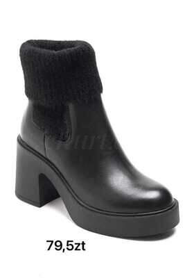 Botki damskie 7A9560A.BLACK (36/41,12par)